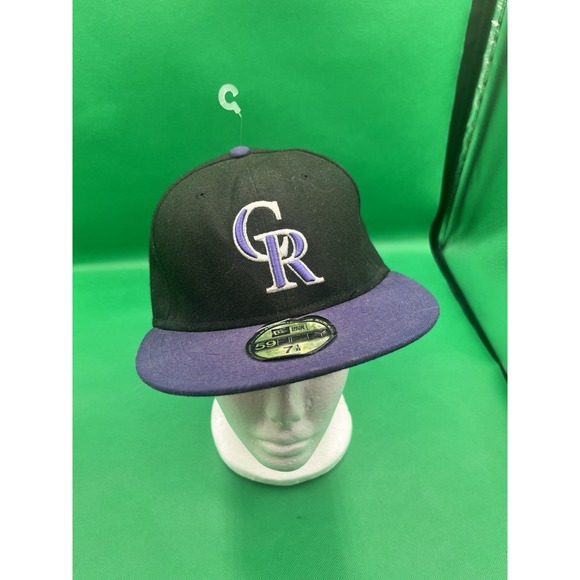 New Era Other - Colorado Rockies hat Jeremiah 29:11 New Era cool base 7 1/8 Black and Purple.